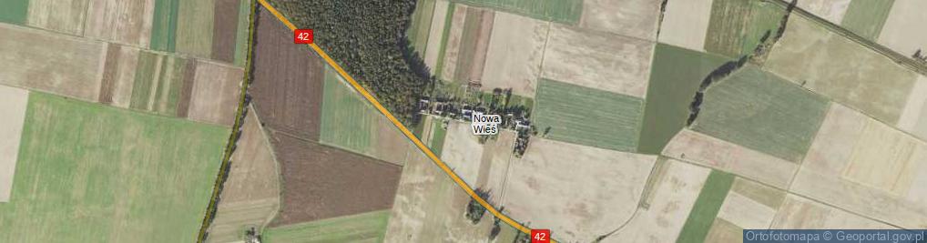 Zdjęcie satelitarne Nowa Wieś ul.